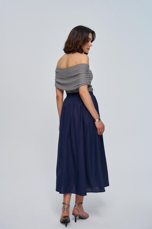 Navy Blue Skirt