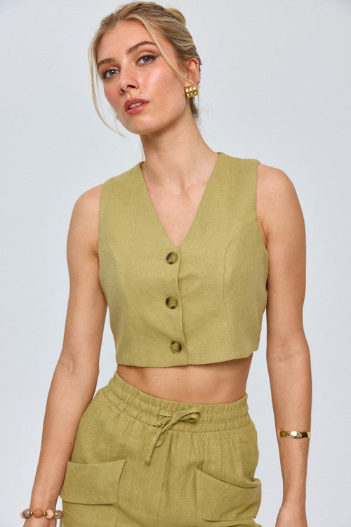 Short Olive Green Set