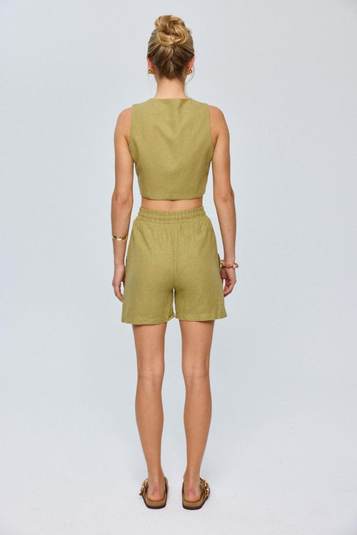 Short Olive Green Set