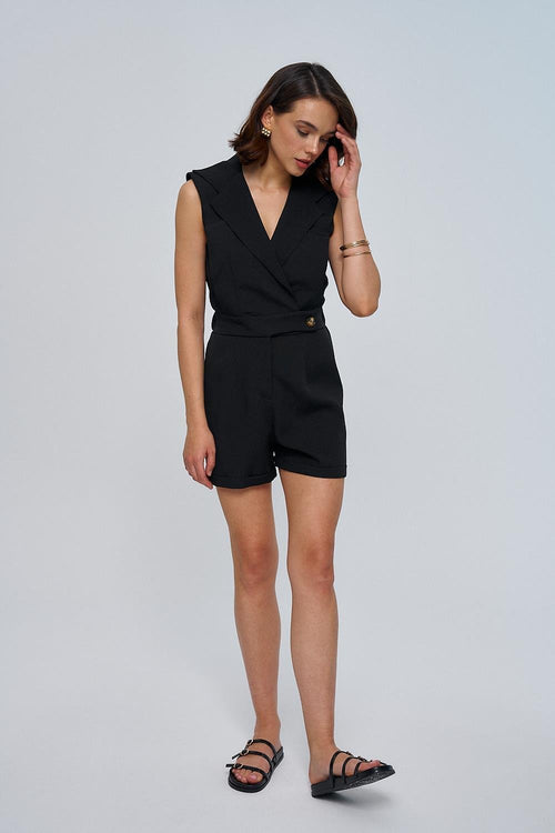 Black Short Jumpsuits